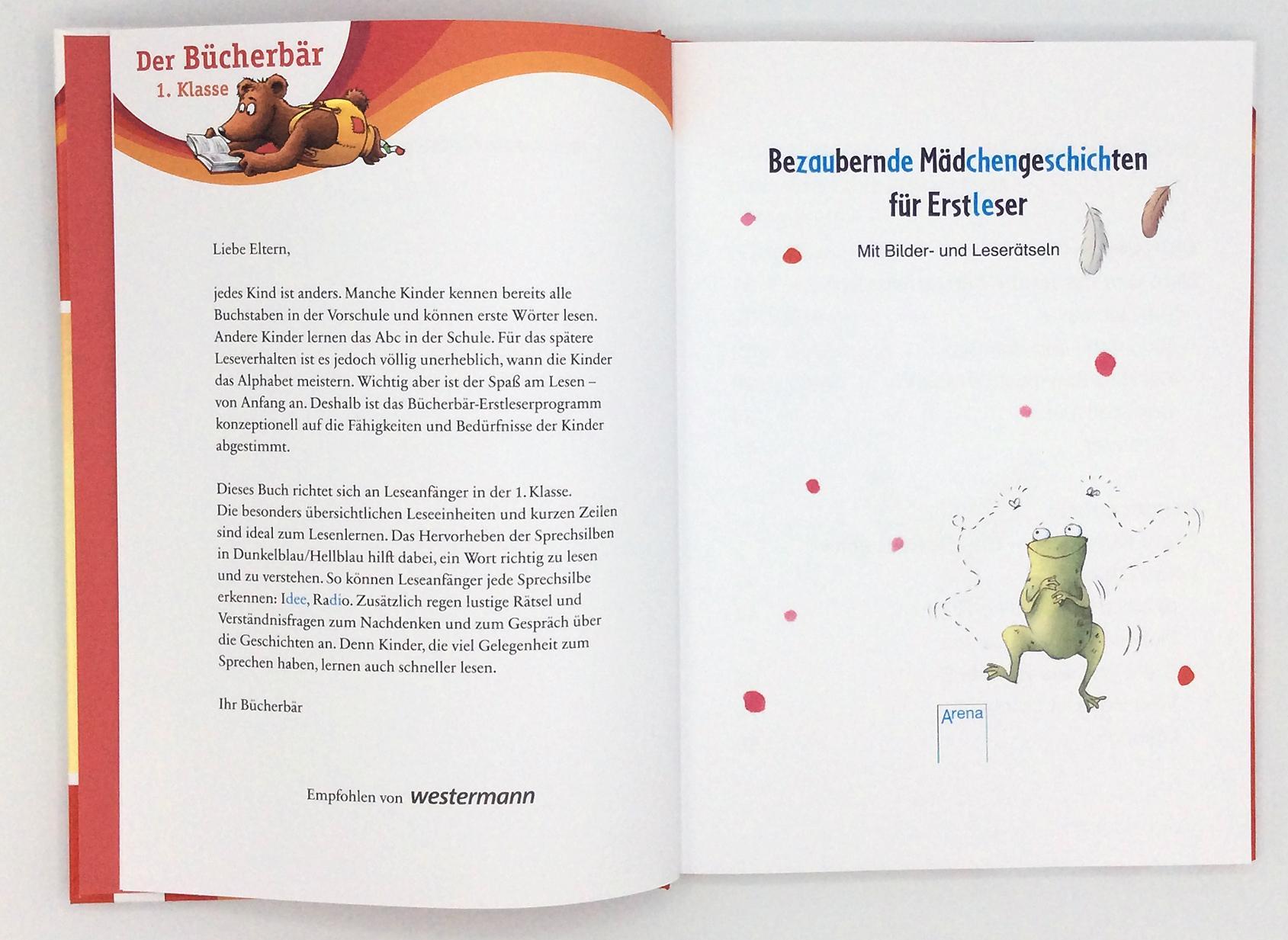 Bezaubernde Mädchengeschichten für Erstleser