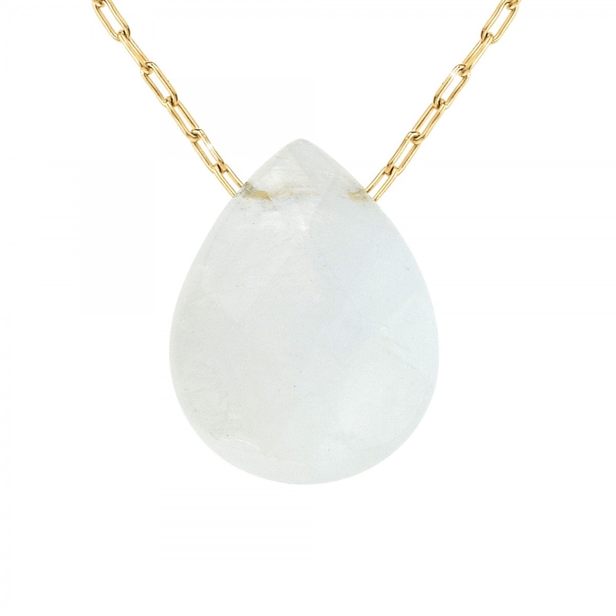 Collier SC Bohème orné d'un quartz blanc