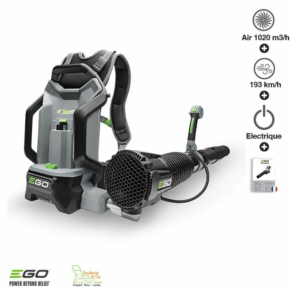 Souffleur professionnel à batterie dorsale ego power+ lb6000e