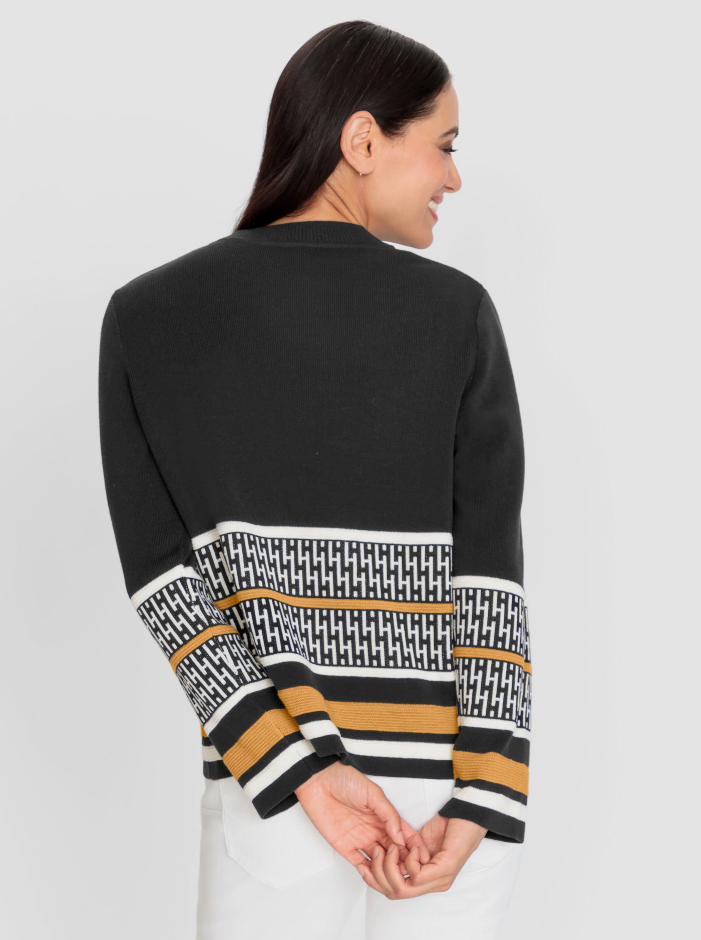Jacquard-Pullover