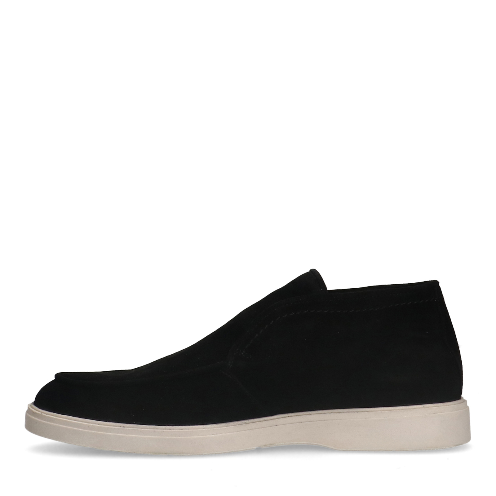 Zwarte suède boots