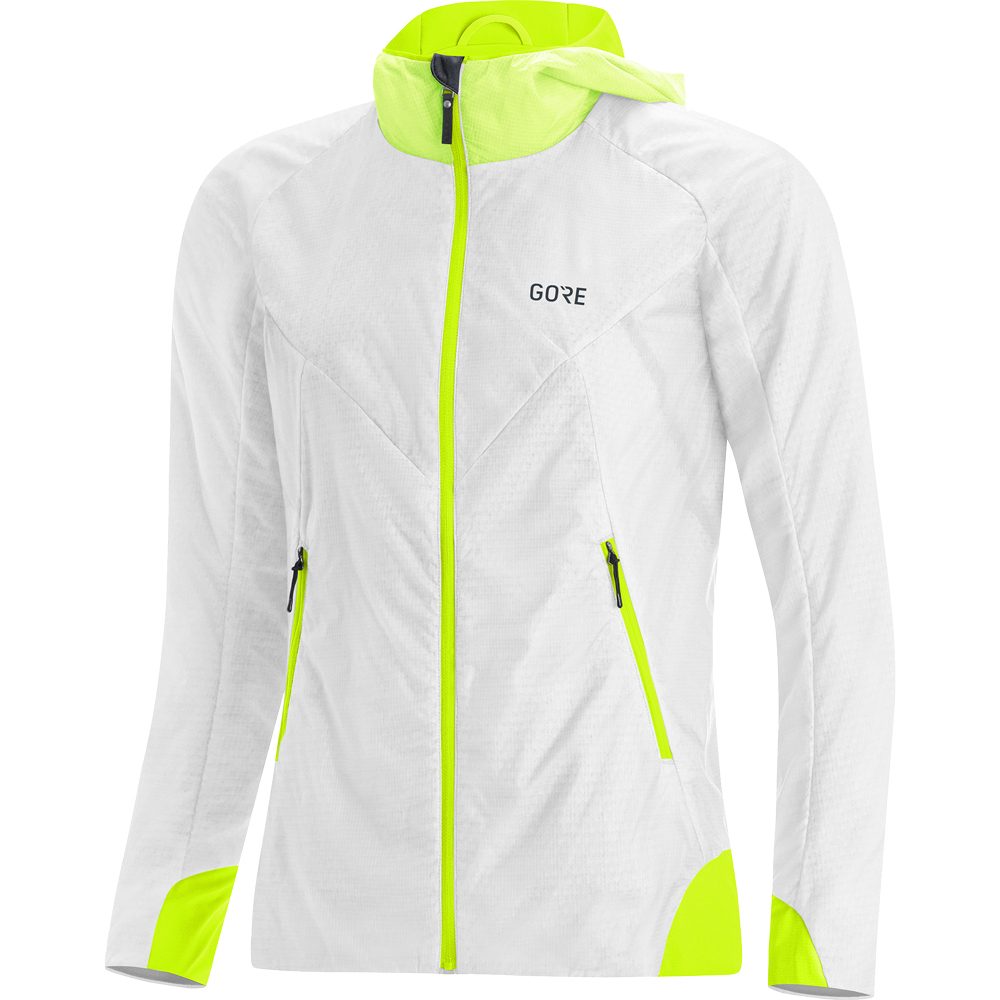 GOREWEAR R5 GTX I Insulated Jacke Damen white neon yellow