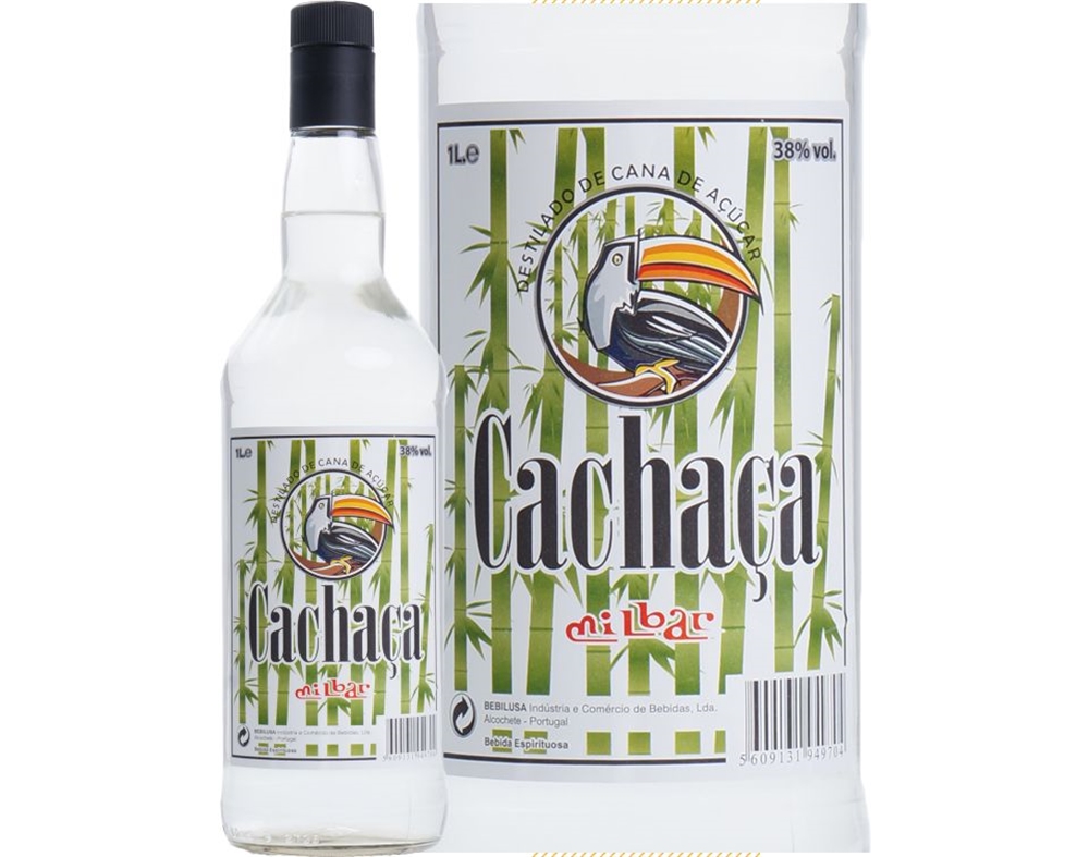 AGUARDENTE MILBAR DE CANA CACHAÇA 1L