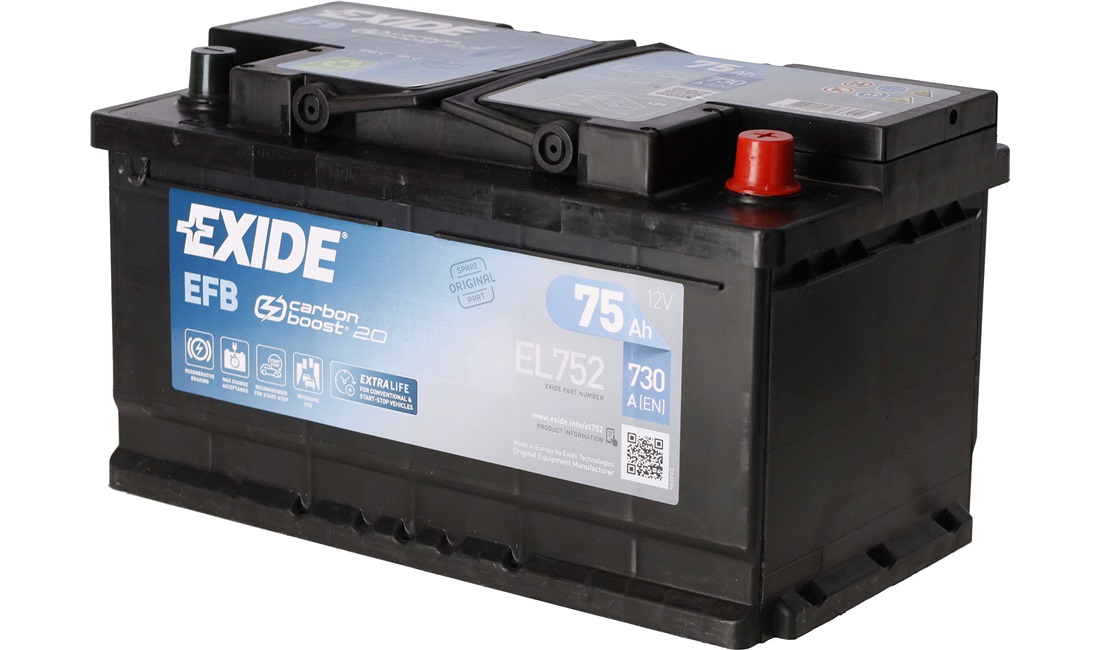 Batteri 12V 75Ah