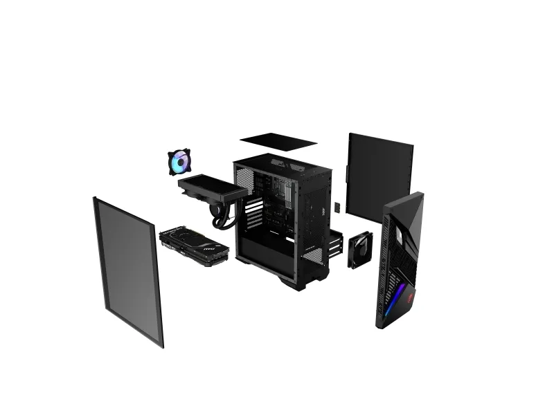 MSI MPG Infinite X2 14NUG7-460AT - Tower gaming - Core i9 i9-14900KF / op til 5.6 GHz - RAM 64 GB - SSD 1 TB - NVMe - GeForce RTX 4080 - Bluetooth 5.3, IEEE 802.11ax (Wi-Fi 6E), 2.5 Gigabit Ethernet, Gigabit Ethernet - Win 11 Home - skærm: ingen - so