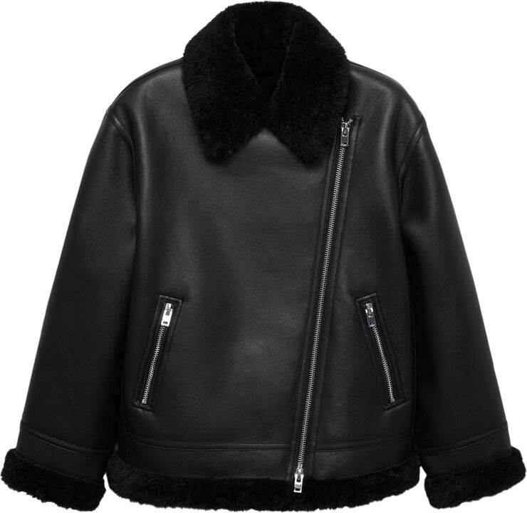 MANGO JACKET. -- ADRI Black