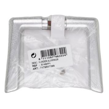 Deurkruk vlinder aluminium