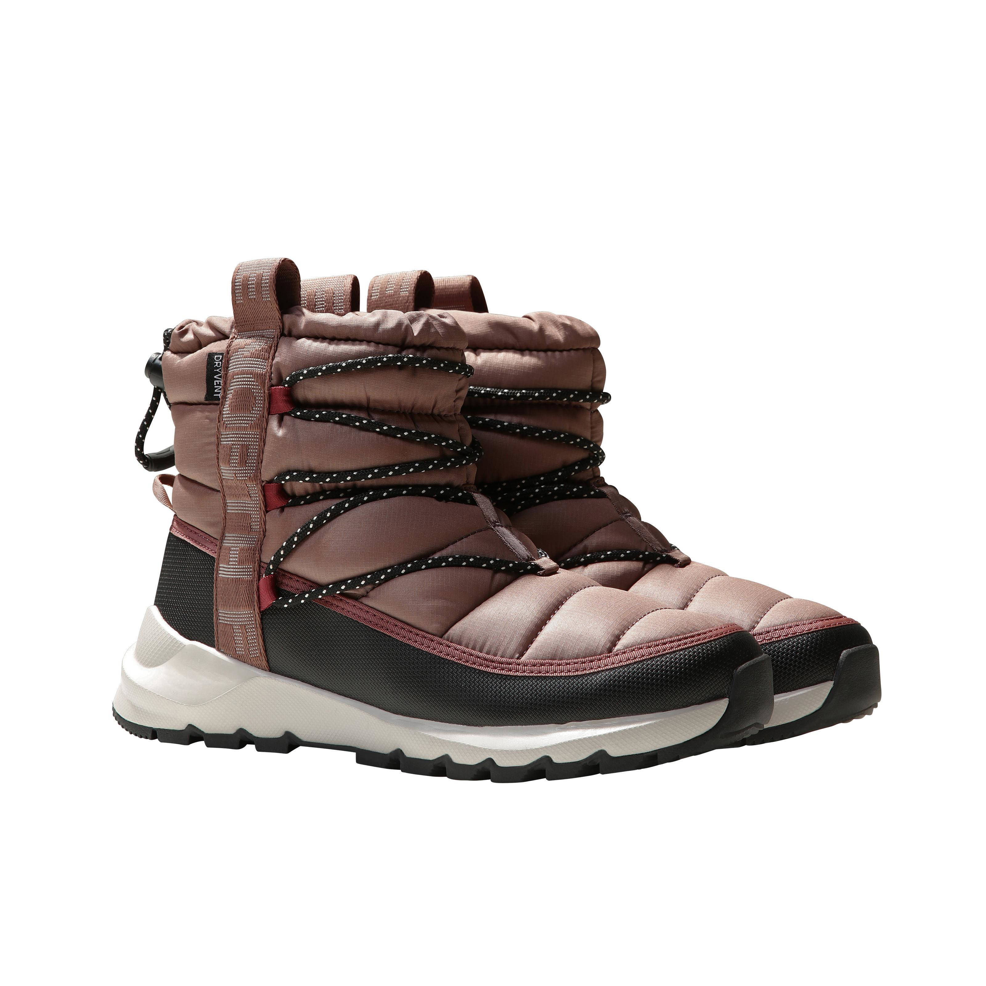 The North Face THERMOBALL LACE UP  snowboots taupe/zwart