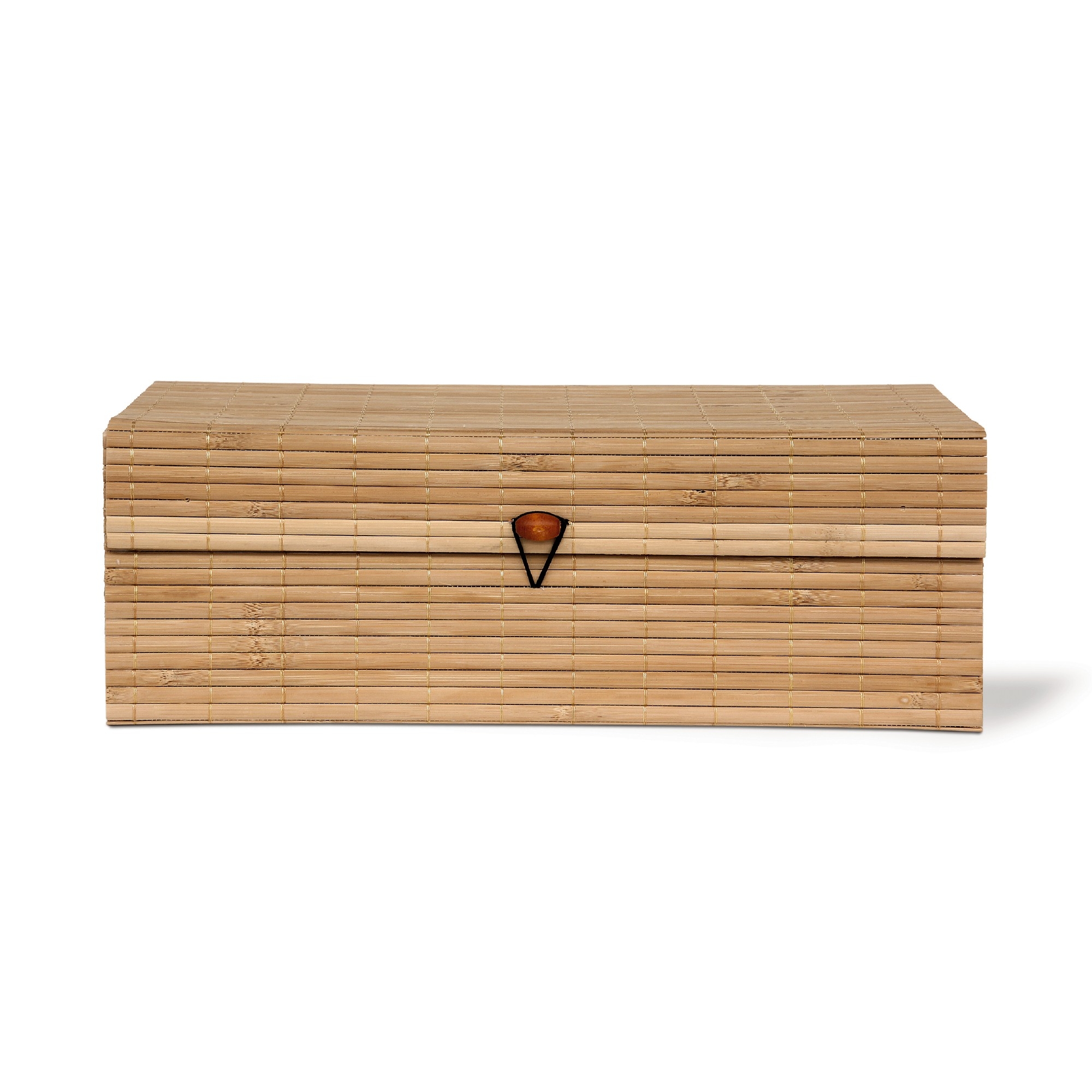3er-Set Bambus-Deckelboxen natur von fischer's lagerhaus