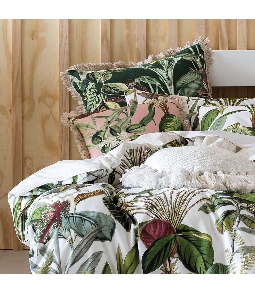 Linen House - Parure de lit WONDERPLANT (Multicolore) - UTRV1840