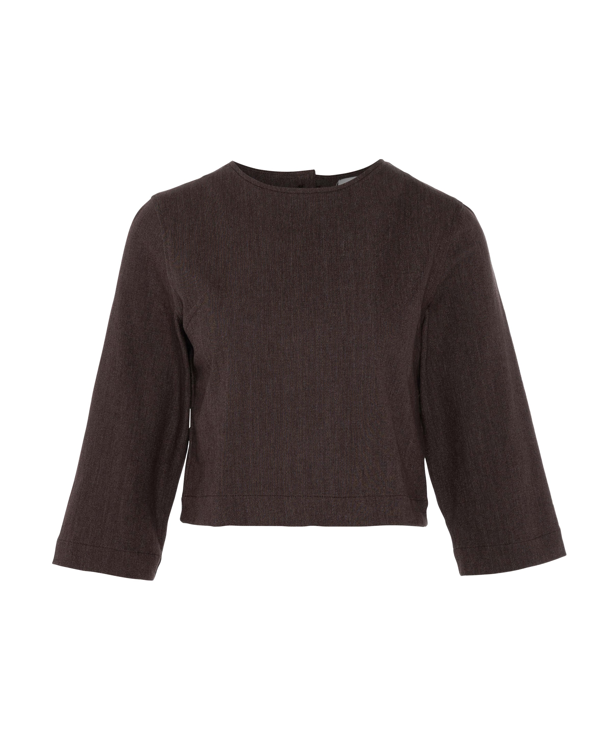 Anna Dames blouse bruin