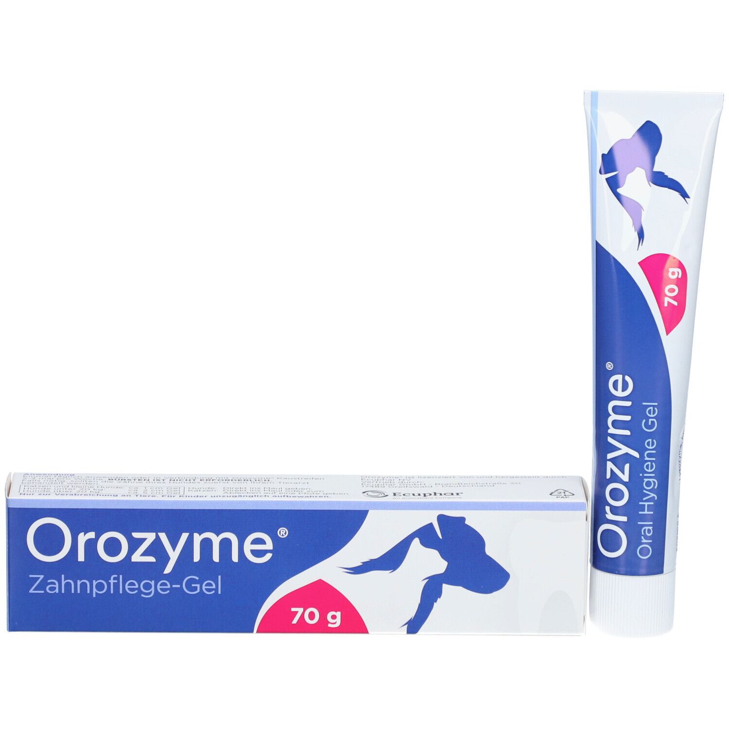 Ecuphar Orozyme Zahnpflege-Gel für Hund und Katze