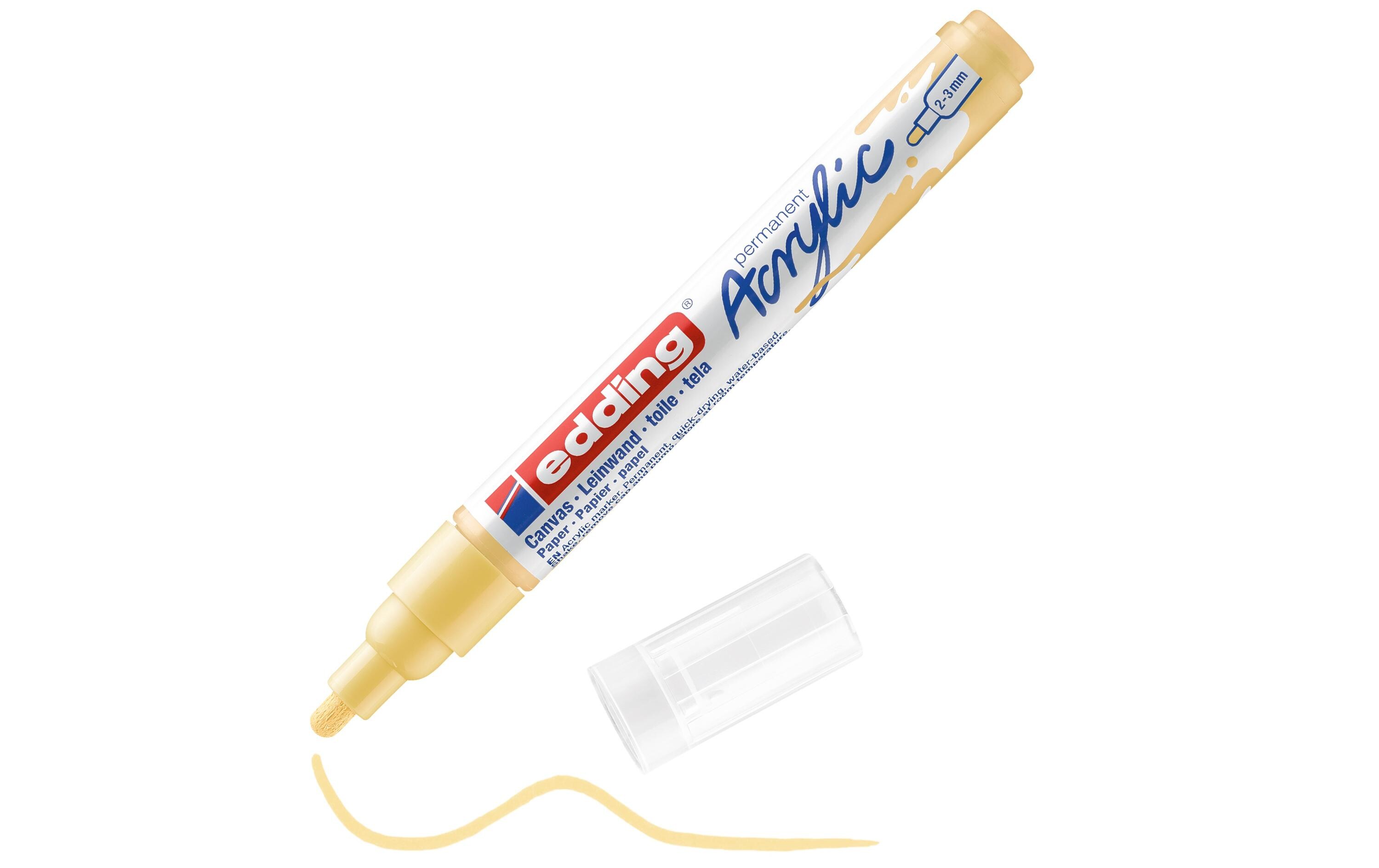 Acrylmarker 5100 Medium, HellgelbSchnelltrocknende Acrylstifte