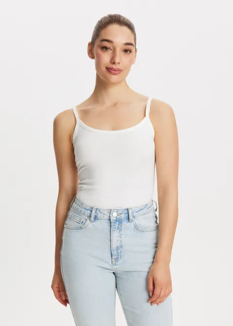 Basic singlet off-white (WIT.O)