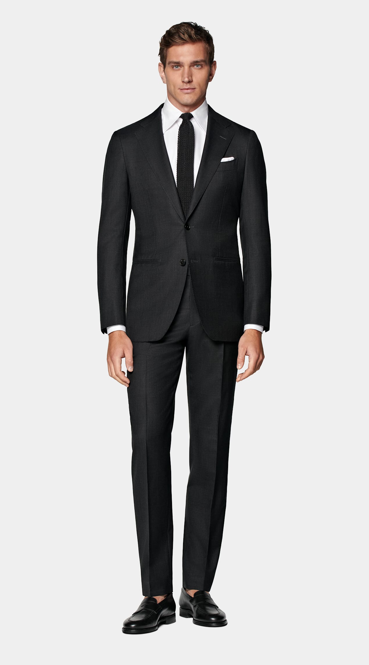 Costume Havana coupe Tailored gris foncé