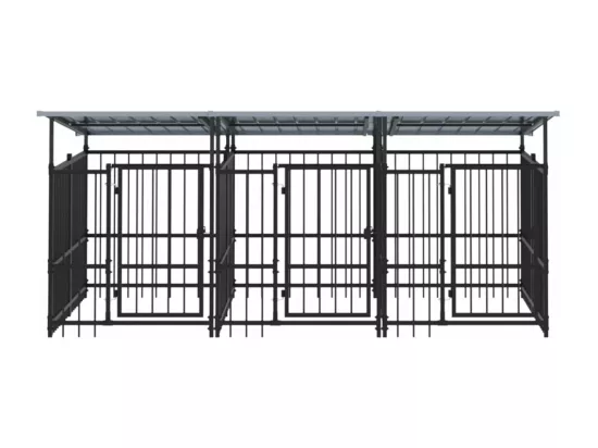 Chenil cage enclos pac noire 297 x 198 x 128 cm 02_0041763