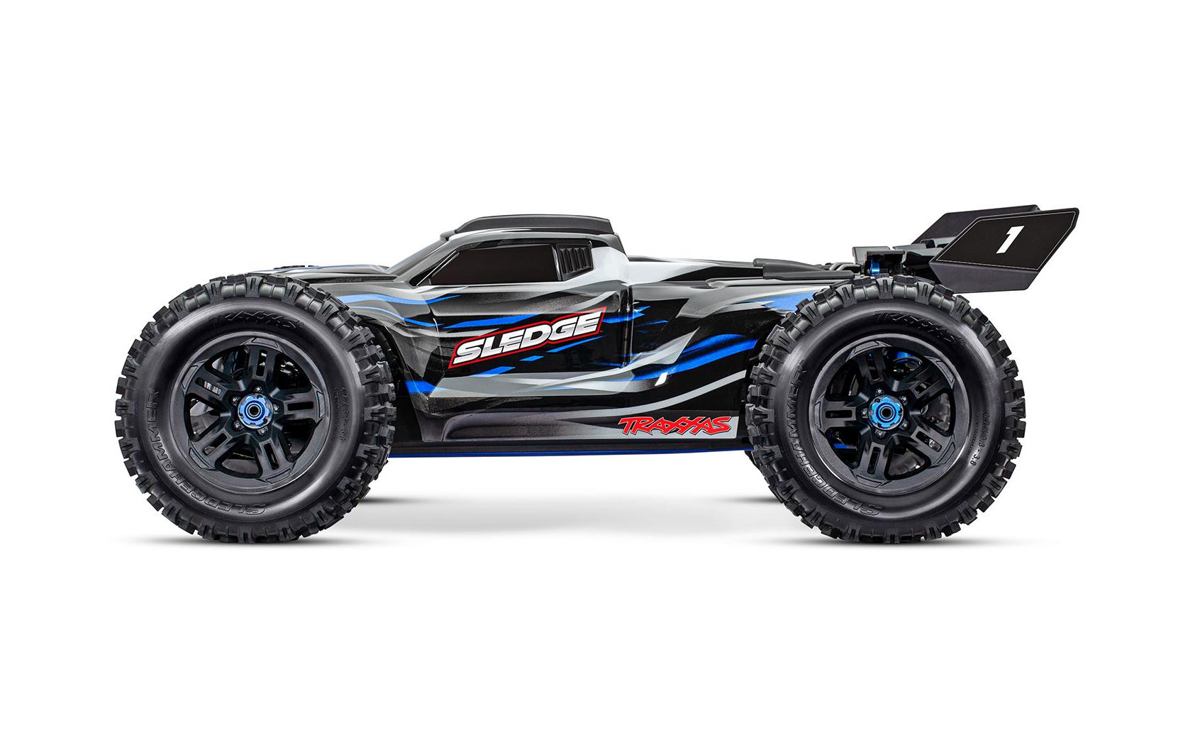 Monster Truck Sledge VXL-6S 4WD, Blau 1:8, ARTR<br>Ultimativer Monstertruck für Off-Road Bashing mit bis zu 110 km/h