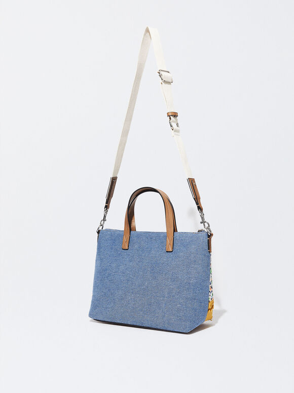 Sacola Patchwork - Azul