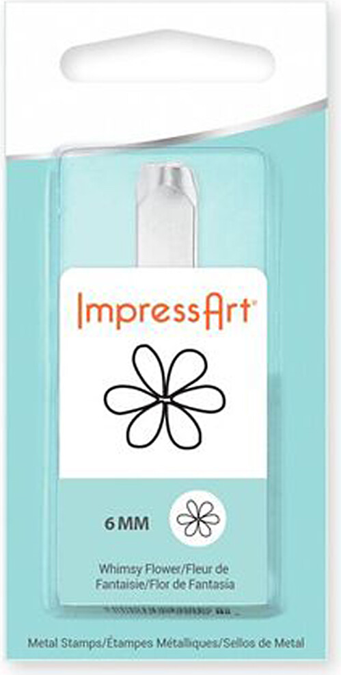 Prægestempel - Blomst - L 65 MM - Str. 6 MM - 1 Stk