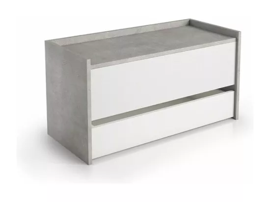 Coffre de rangement tiroir coulissant design moderne polyvalent XANDER