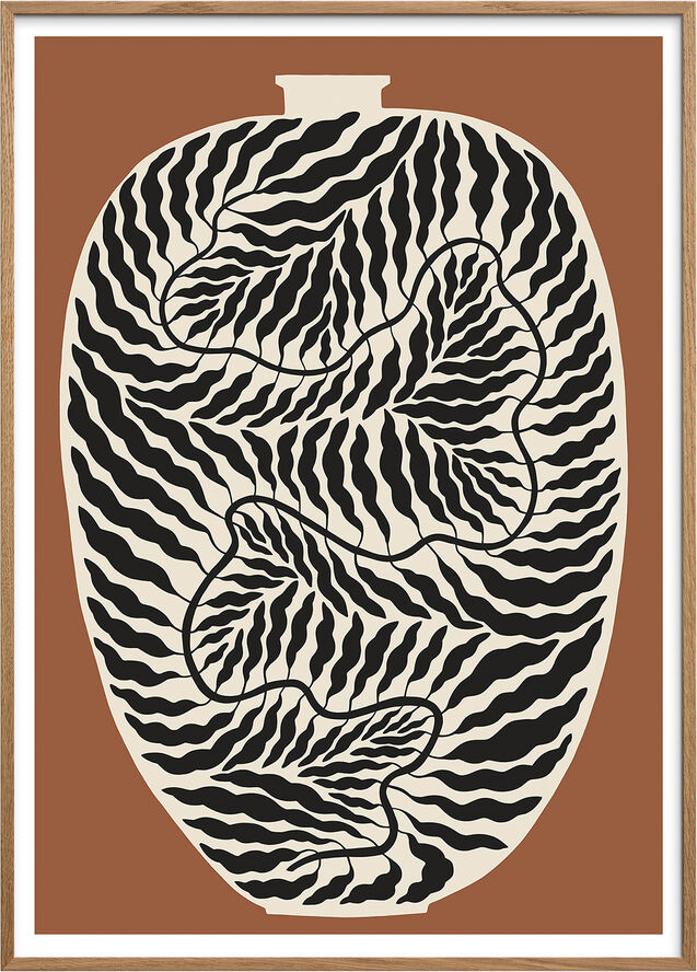 Poster & Frame Urn Terracotta Flerfarvet
