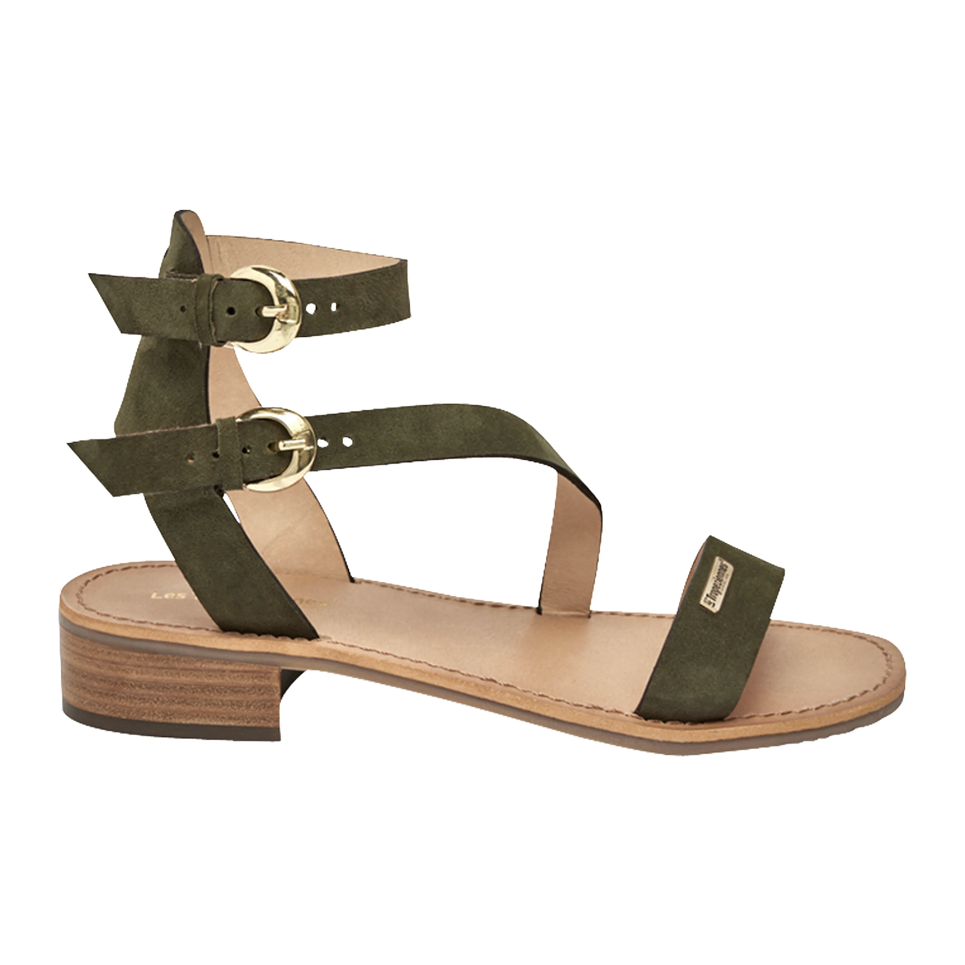 Sandales cuirpar m.belarbi hocney | Kaki