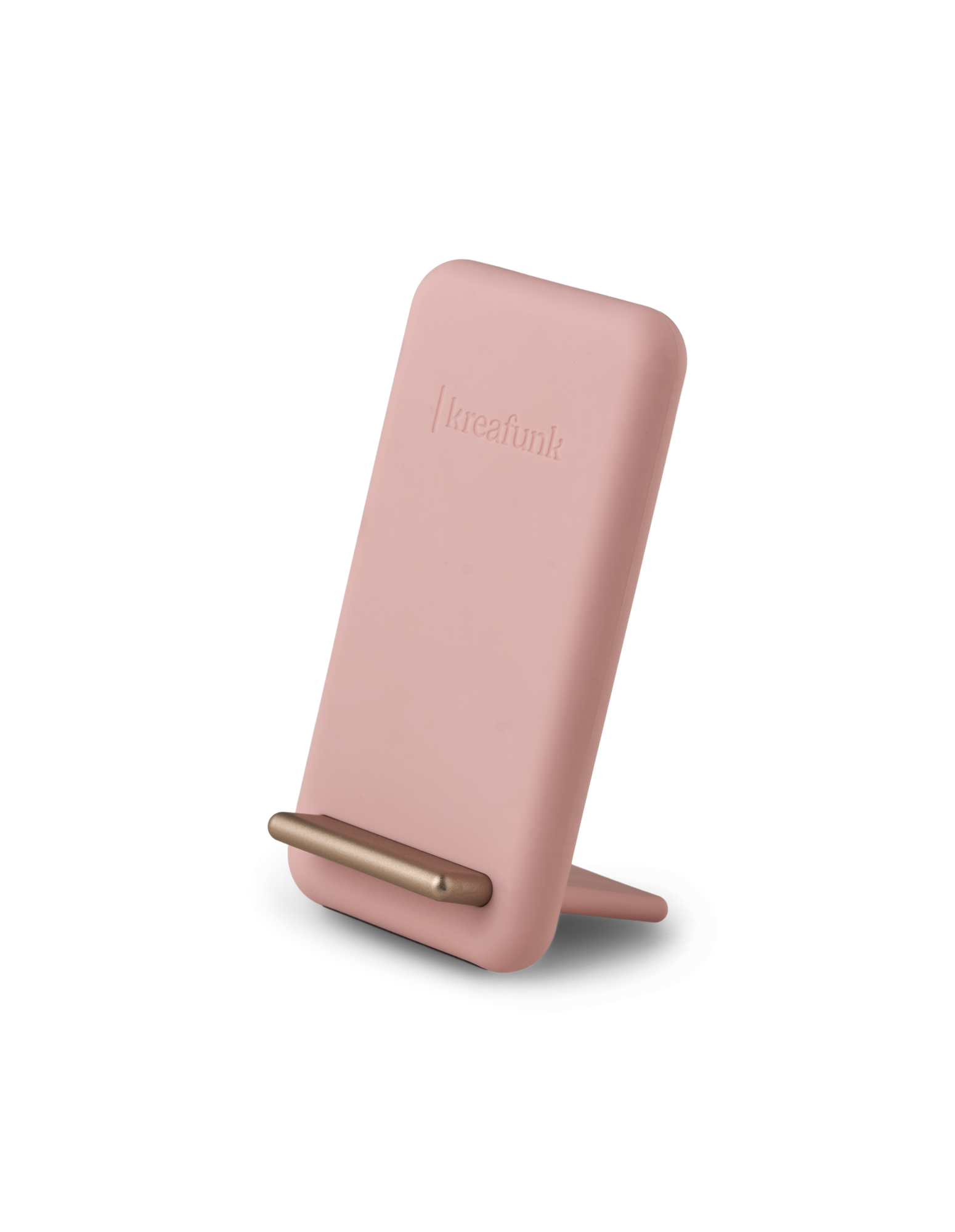 reCHARGE | Platik/metal/silikone. 117 x 64 x 72 mm. | Rose | Kreafunk