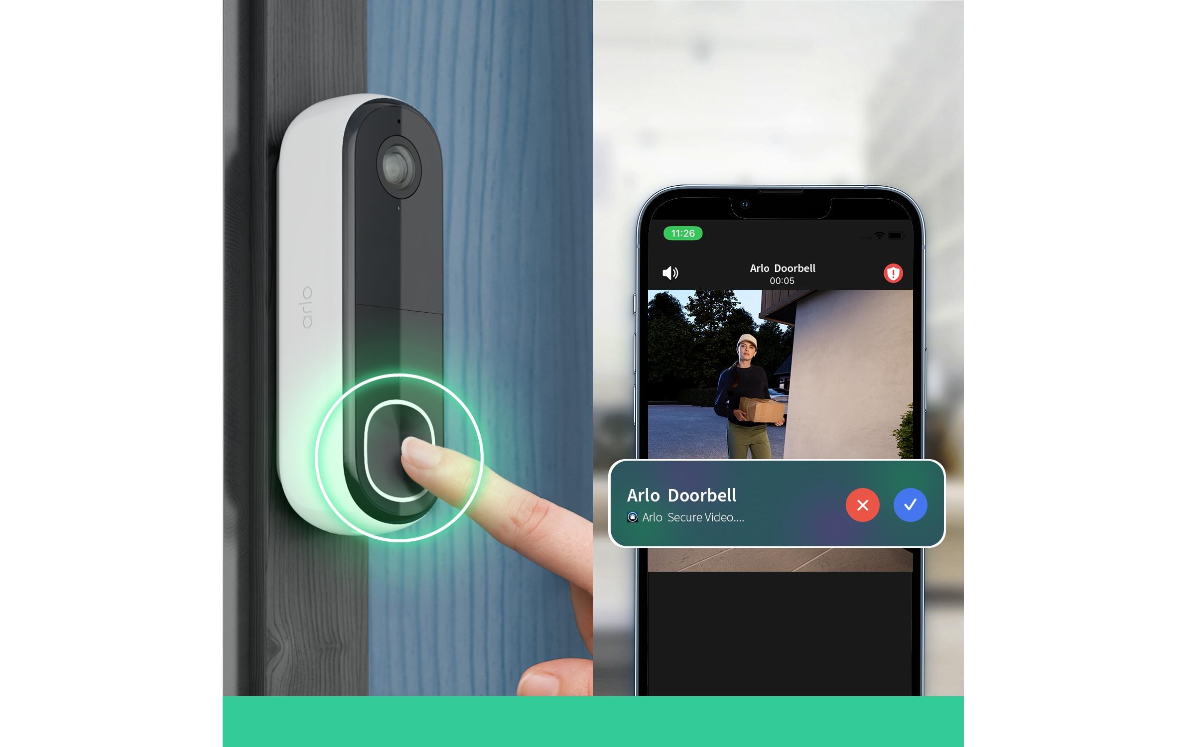 Video Doorbell HDArlo Video-Türklingel