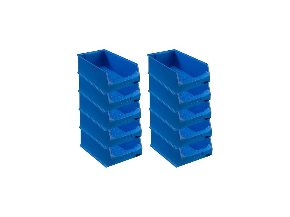 PROREGAL Blauwe Opbergdoos 5,0 HxBxD 20 x 30 x 50 cm 21,8 liter Opbergcontainer Opbergdoos Opbergdoos Assortiment Sorteercontainer