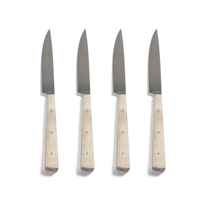 Serax - Dune Steakmesser by Kelly Wearstler, Esche / weiss (4er-Set)