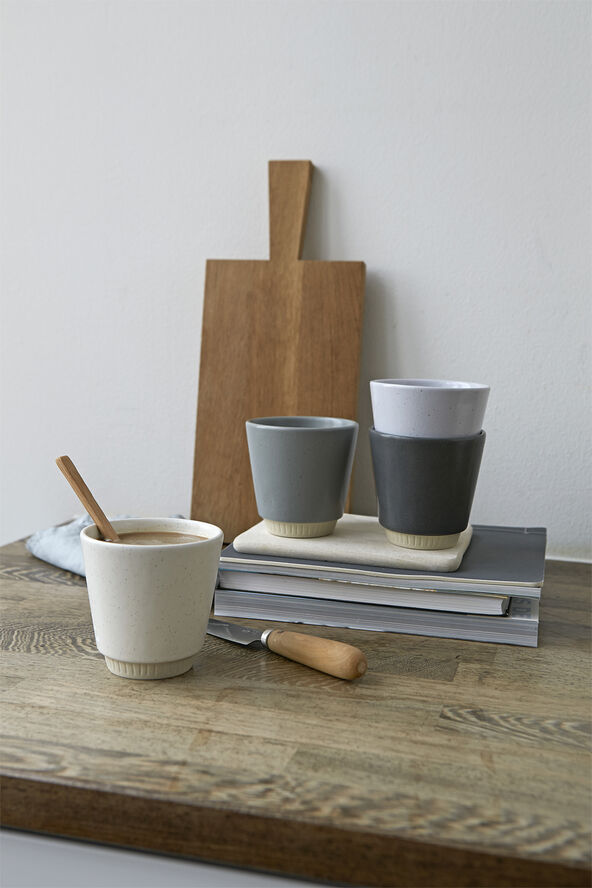Knabstrup Keramik Knabstrup Colorit, kop, mørk grå, H9 cm, 250 ml Dark grey