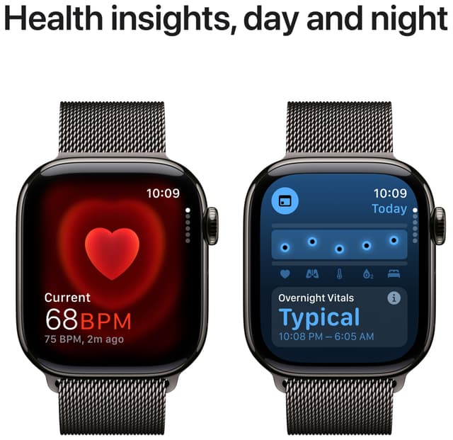 Apple Watch S10 46mm GPS+Cel (Slate Titanium/Slate Milano loop) M/L