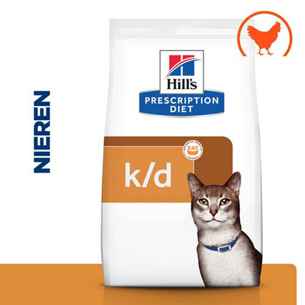 Hill's Prescription Diet Kidney Care k/d - Kattenvoer - 8000 Gram - kip