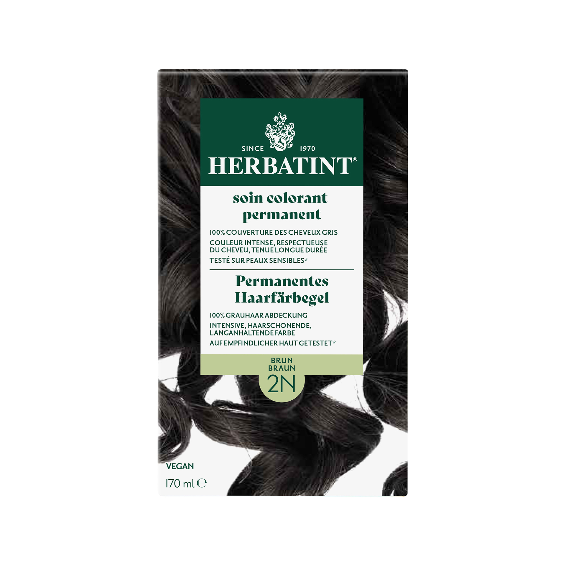 HERBATINT Haarfärbegel Gel 2N Braun Fl 170 ml