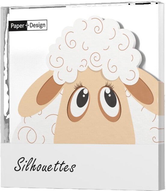 Paper + Design paasservet schaap wit 33 x 33 cm