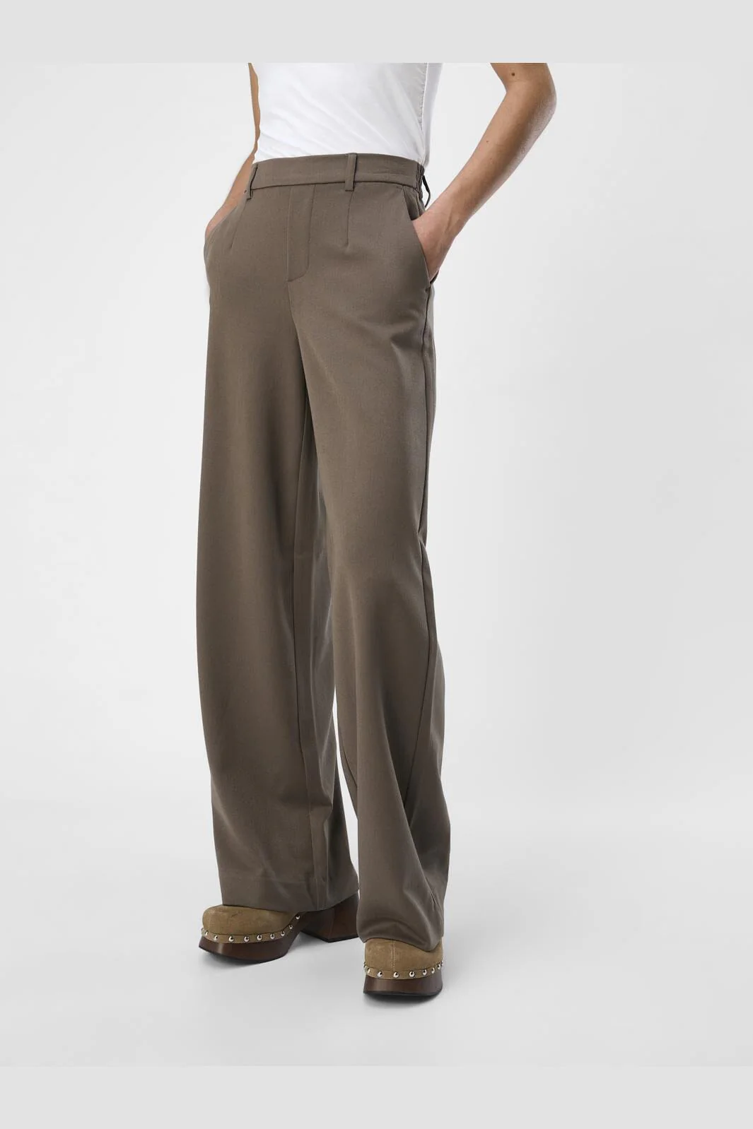 Object Objlisa Wide Pant 4535488 morel