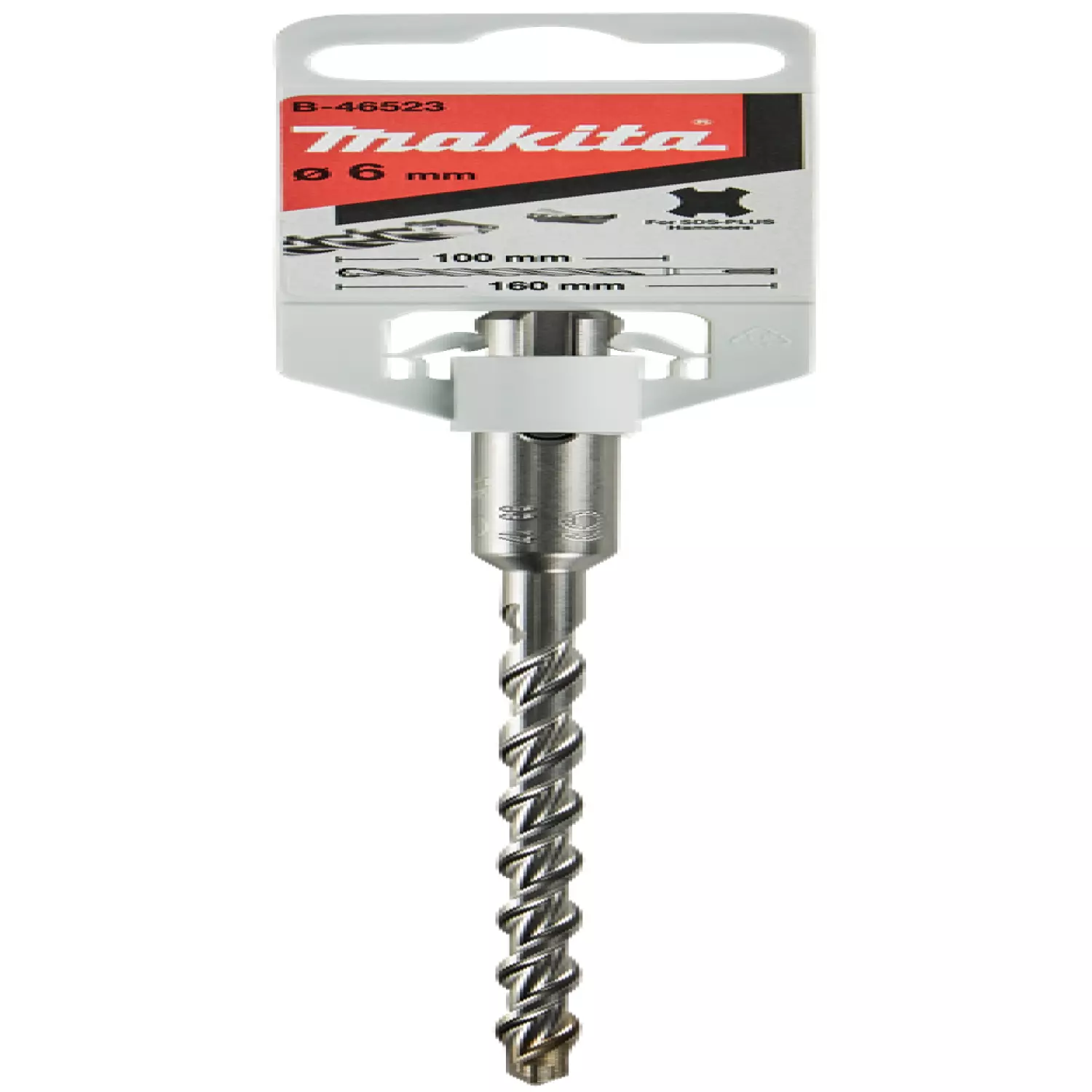 Makita B-46523 SDS-Plus Betonboor - 2 snijvlakken - 6 x 100 x 160mm