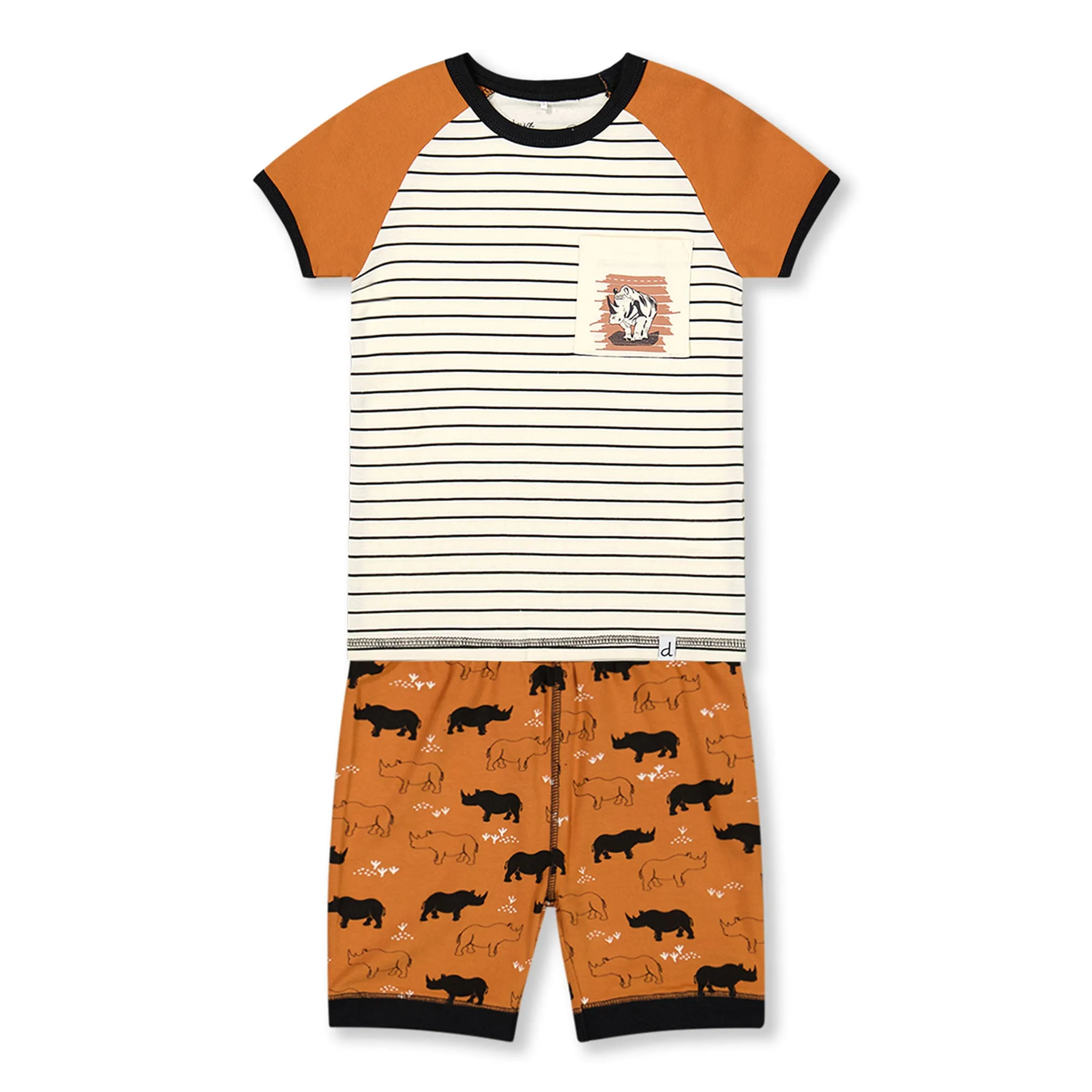 Deux par Deux Pyjama Rhinocéros 7-10ans