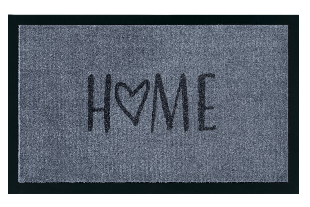 Strapazierfähige Fußmatte HOME 75x45cm anthrazit Fußabtreter Modern Design