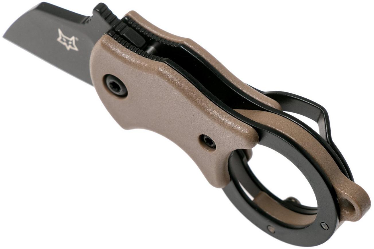 Fox Mini-TA FX-536CBB Coyote & Black, sleutelhangermes