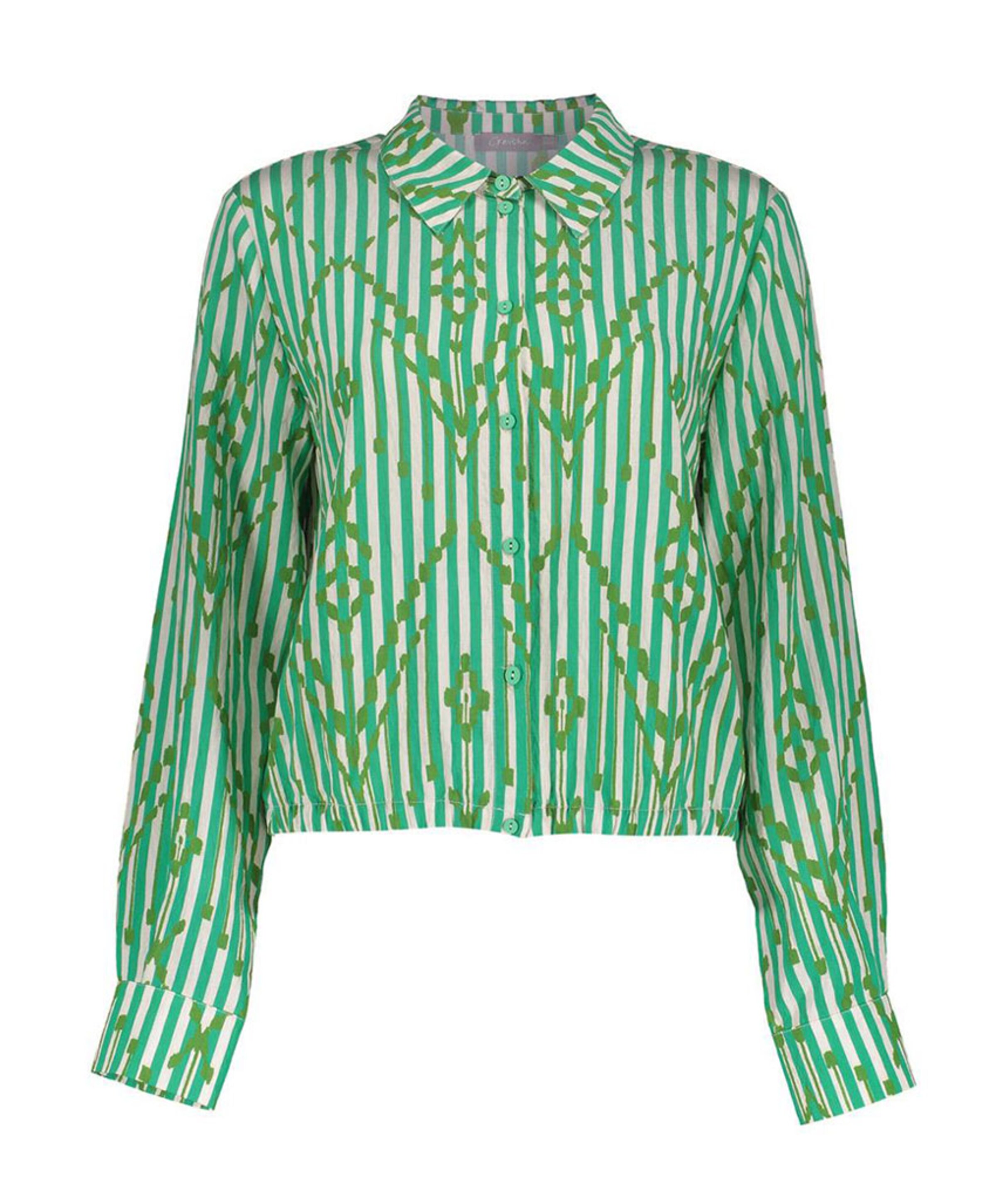 Geisha Dames blouse groen