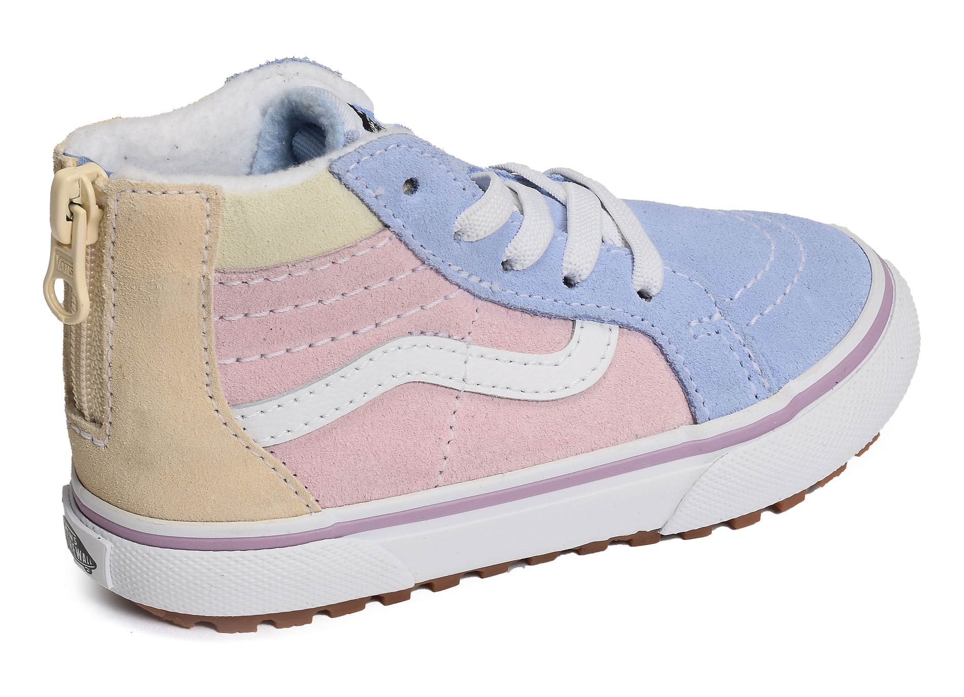 Td sk8 hi bb zip bleu rose