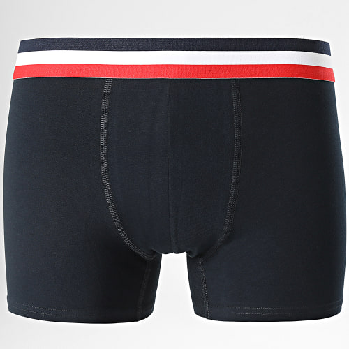Lot De 3 Boxers 2446 Noir Blanc Bleu Marine