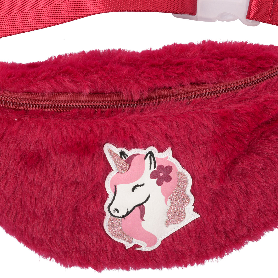 Topolino Mädchen Bauchtasche mit Einhorn-Applikation dunkelpink
