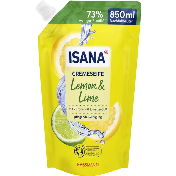 Cremeseife Lemon & Lime Nachfüllbeutel