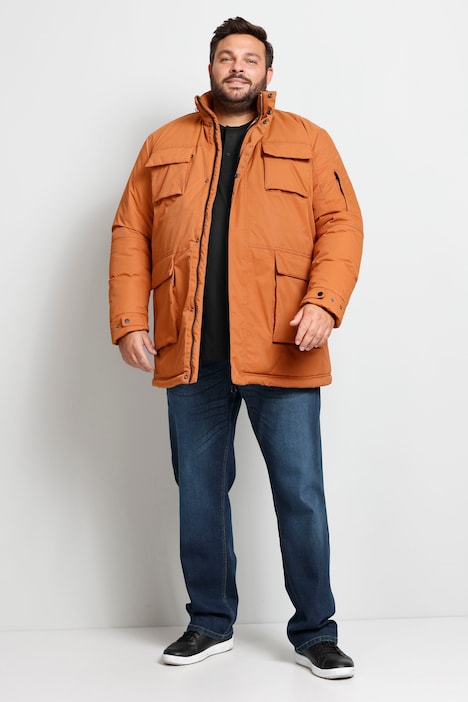 Boston Park Jacke, Bauchfit, Stehkragen, Zipper, bis 82