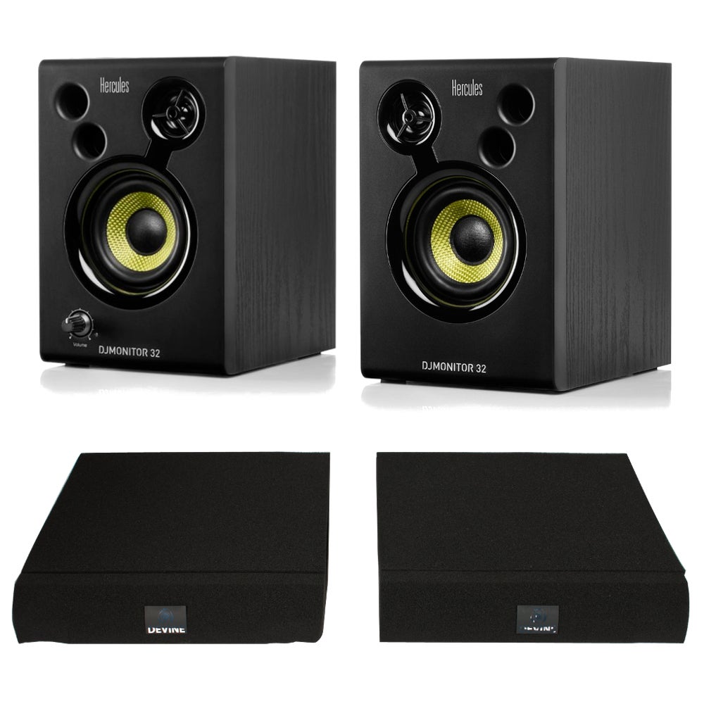 Hercules DJ Monitor 32 set + Devine MON Pad 01 panelen