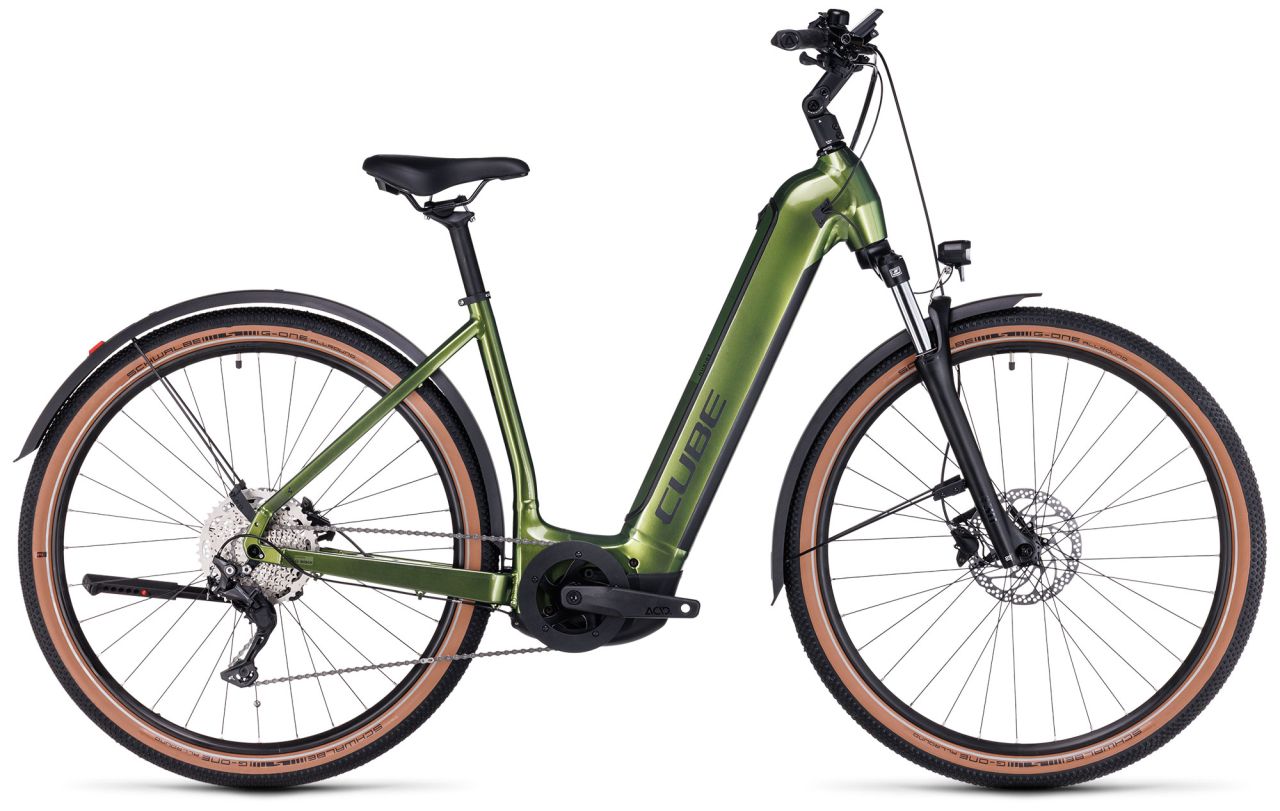 Cube Nuride Hybrid Pro 750 Allroad Easy Entry shinymoss´n´black kaufen | Bike-Discount