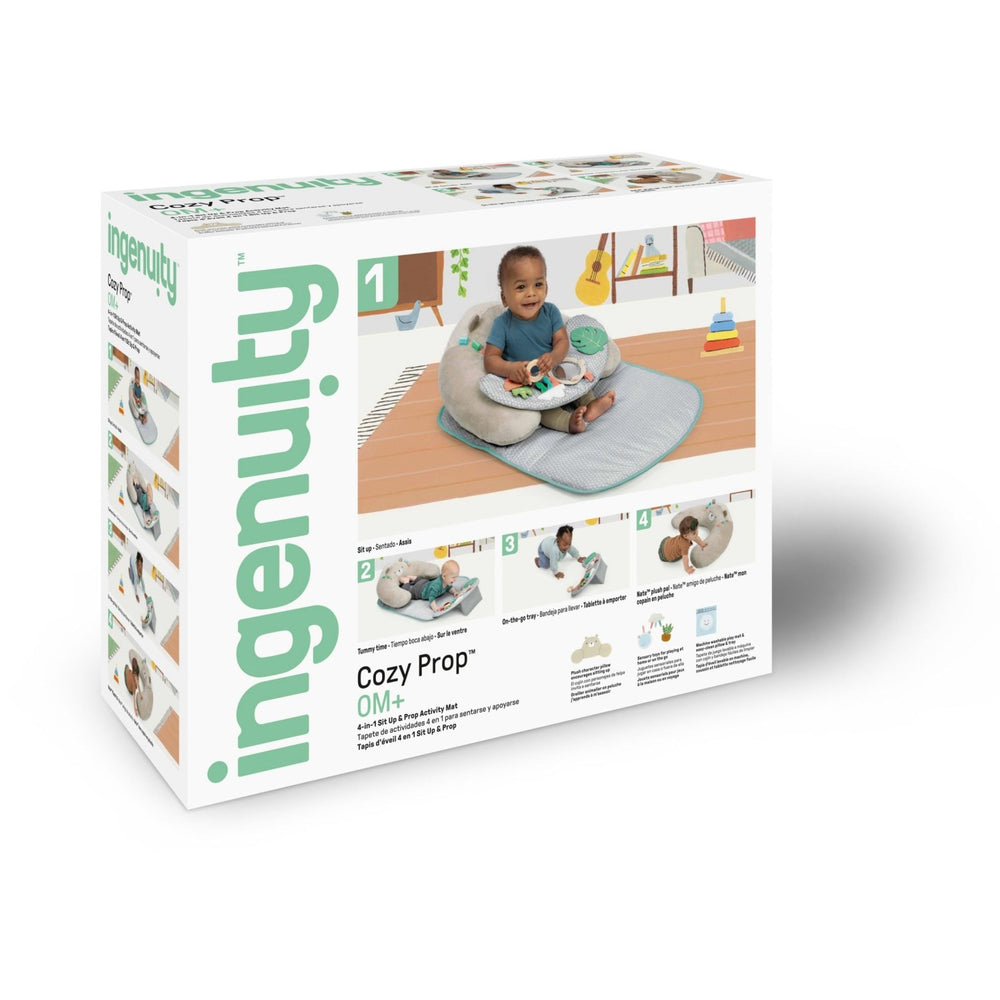 Køb Ingenuity Cozy Prop™ 4-In-1 Sit Up & Prop Activity Mat Nate™