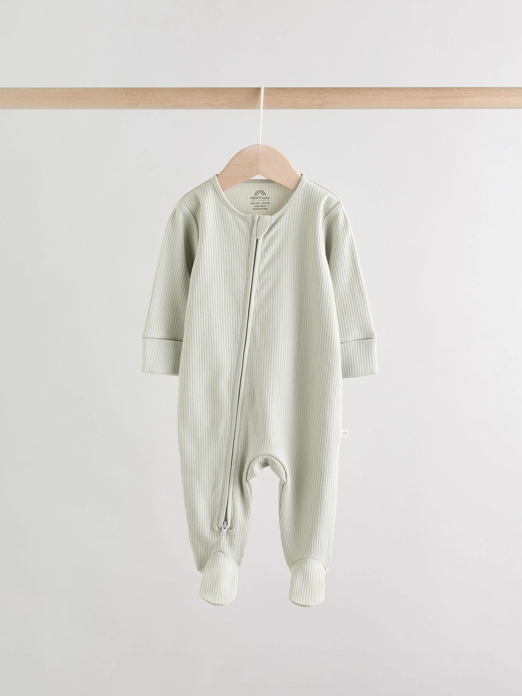 Mineraalkleurig - Verpakking van 3 babypyjama's (0-2jr)